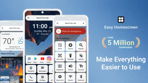 Easy Homescreen screenshot