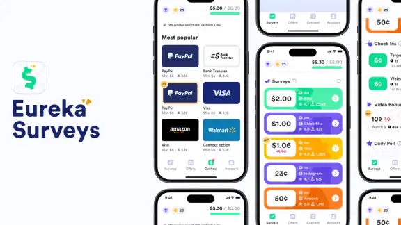 Eureka: Earn money for surveys screenshot