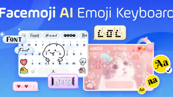 Facemoji AI Emoji Keyboard screenshot