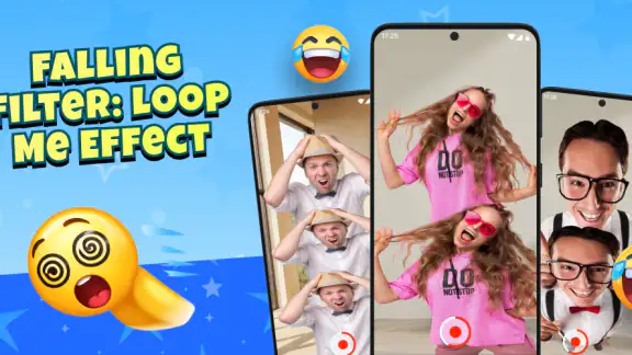 Falling Filter: Loop Me Effect screenshot