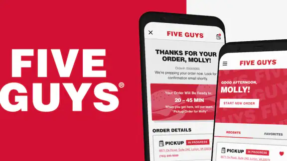 Five Guys Burgers & Fries screenshot