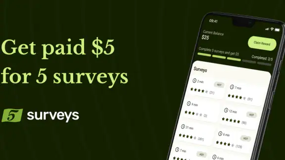 Five Surveys - Earn Money Fast screenshot