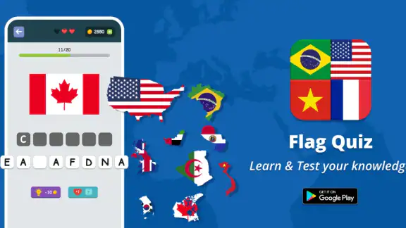 Flags of Countries: Quiz Game screenshot