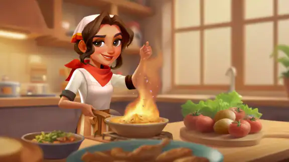 Flambé: Merge & Cook screenshot
