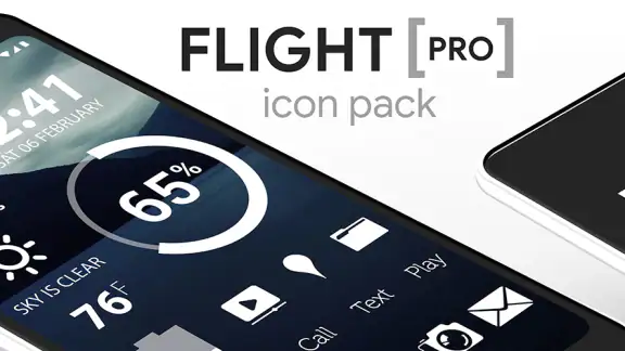 Flight Pro - White Icon Pack screenshot