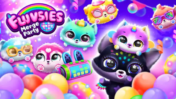 Fluvsies Merge Party screenshot