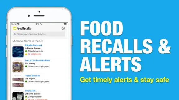 Food Recalls & Alerts screenshot