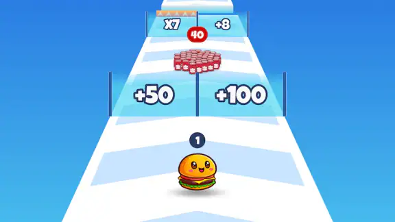 Food Run - Crowd Control Game screenshot