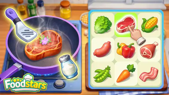 Foodstars: Merge & Cook screenshot