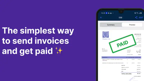 Freebie Invoice Maker Simple screenshot