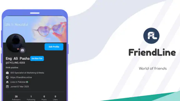 Friend line screenshot
