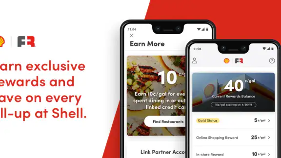 Fuel Rewards® program screenshot