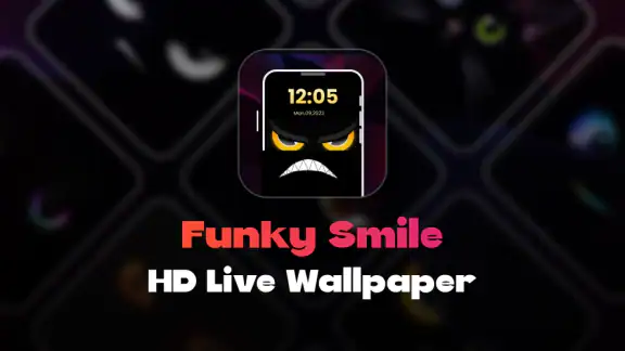 Funky Smiles Live Wallpaper screenshot