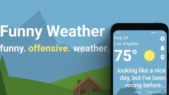 Funny Weather: Rude Forecast screenshot