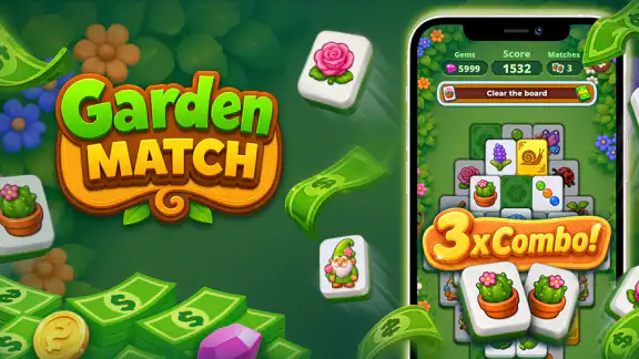 Garden Match: Win Cash screenshot