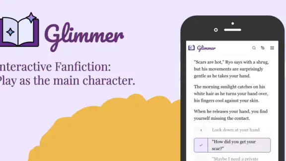 Glimmer: Interactive Fanfics screenshot