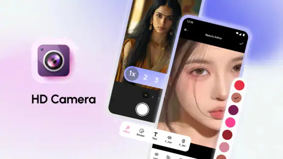Glowy Beauty Cam: Photo Editor screenshot