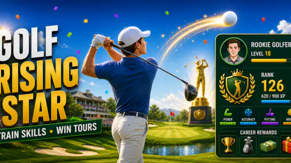 Golf Rising Star : Career Sim screenshot