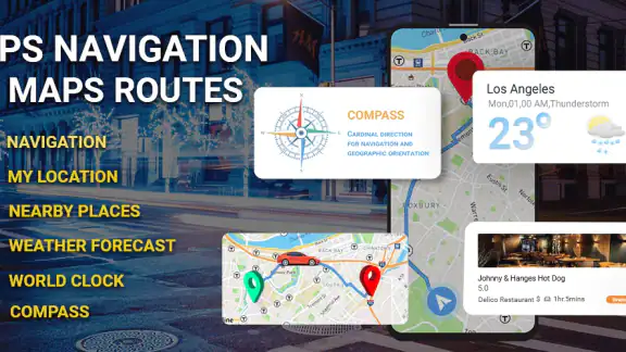 GPS Maps Voice Navigation App screenshot