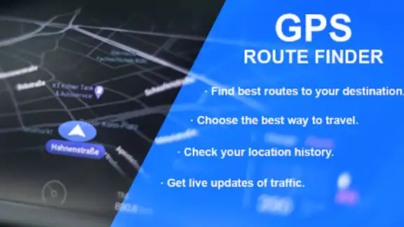 GPS Navigation: Road Map Route screenshot
