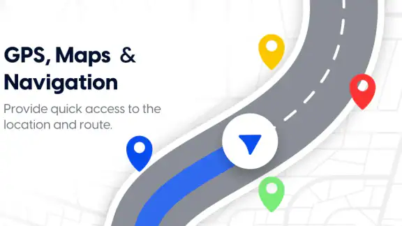 GPS Voice Map & Route Finder screenshot