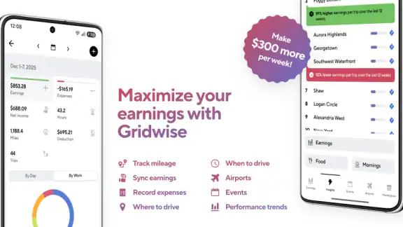 Gridwise: Gig Driver Assistant screenshot