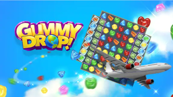 Gummy Drop! Match 3 & Travel screenshot