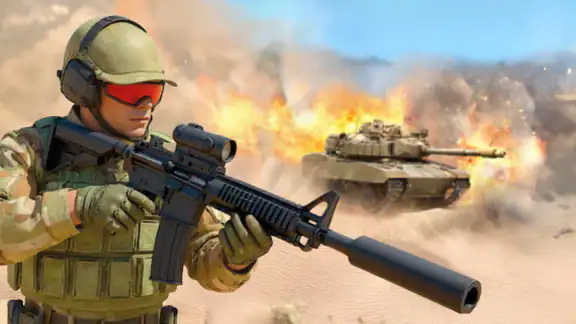 Gun War: 3D Shooting Games screenshot
