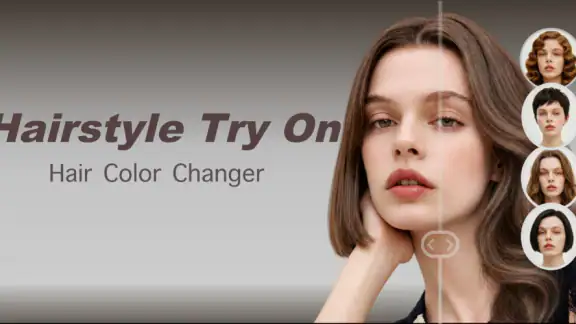 Hairstyle Try On-Color Changer screenshot