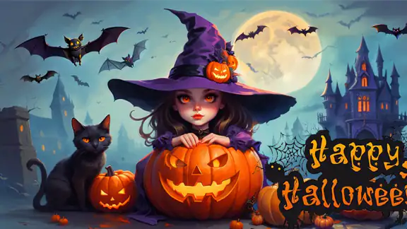 Halloween Color By Number Game screenshot