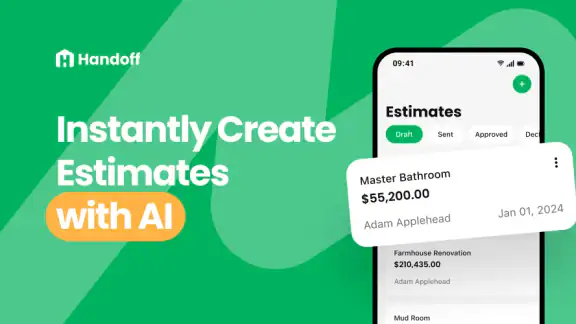 Handoff Construction Estimator screenshot