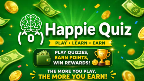 Happie Quiz: Play Earn Rewards screenshot