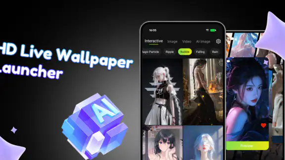 HD Live Wallpaper Launcher screenshot