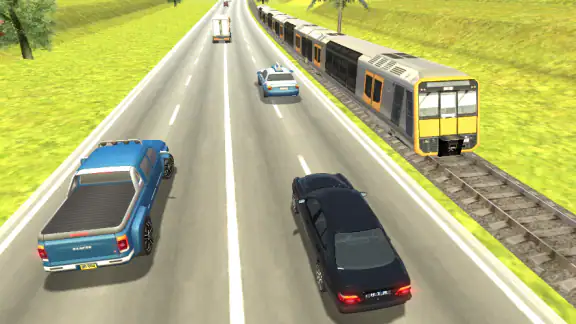 Heavy Traffic Rider Car Game screenshot