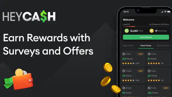 HeyCash: Play & Earn Real Cash screenshot