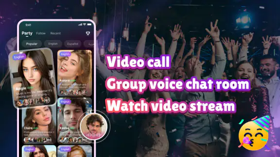 HeyParty - Chat room & Live screenshot