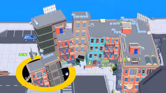 Hole.io screenshot
