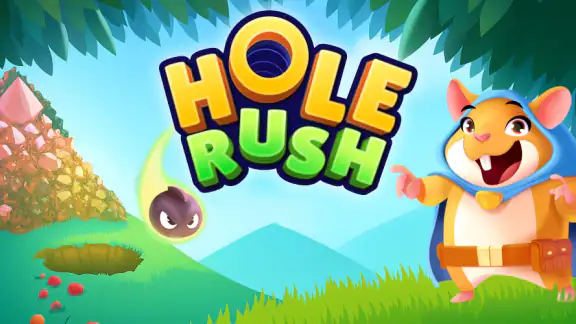 Hole Rush: Eat All Puzzle screenshot