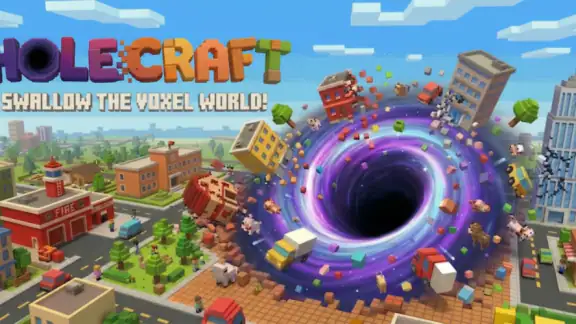 HoleCraft - Black Hole 3D Game screenshot