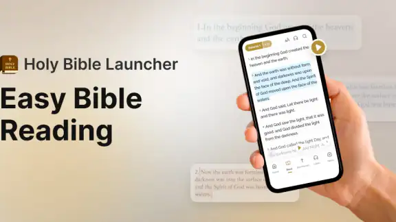 Holy Bible Launcher: KJV+Audio screenshot