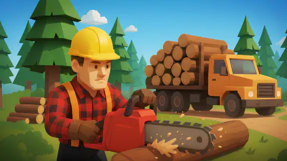Idle Lumber Chopper Empire Inc screenshot