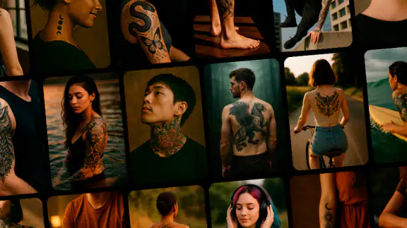 Inkit - AI Tattoo Generator screenshot