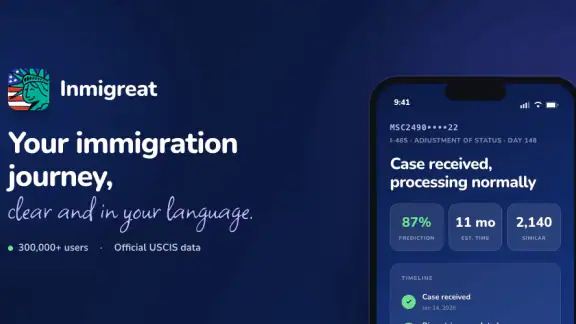 Inmigreat: USCIS Case Tracker screenshot