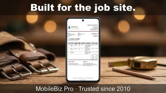Invoice Maker - MobileBiz Pro screenshot