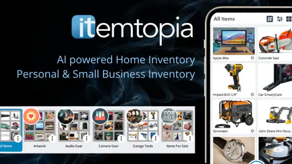 Itemtopia Home Inventory screenshot