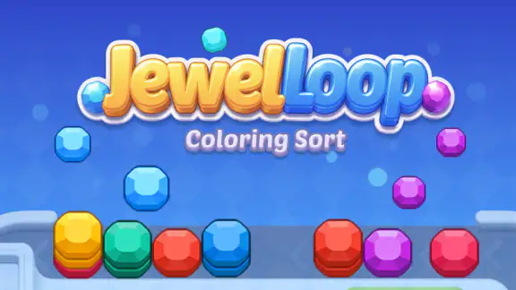 Jewel Loop - Coloring Sort screenshot