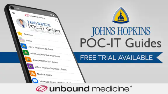 Johns Hopkins Antibiotic Guide screenshot