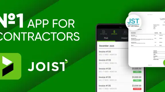 Joist Invoices for Contractors screenshot