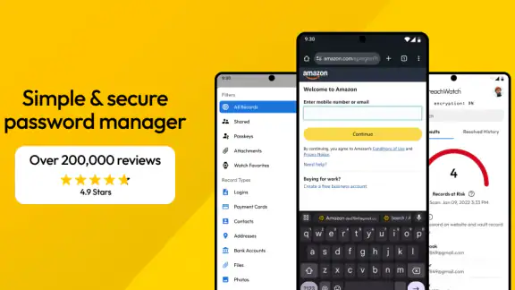 Keeper Password Manager screenshot