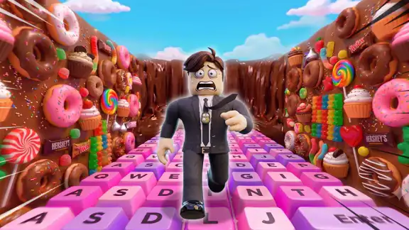 Keyboard Obby: ASMR Speed Run screenshot